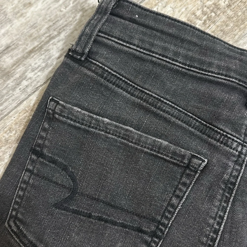 American Eagle Hi Rise Shortie jean shorts
